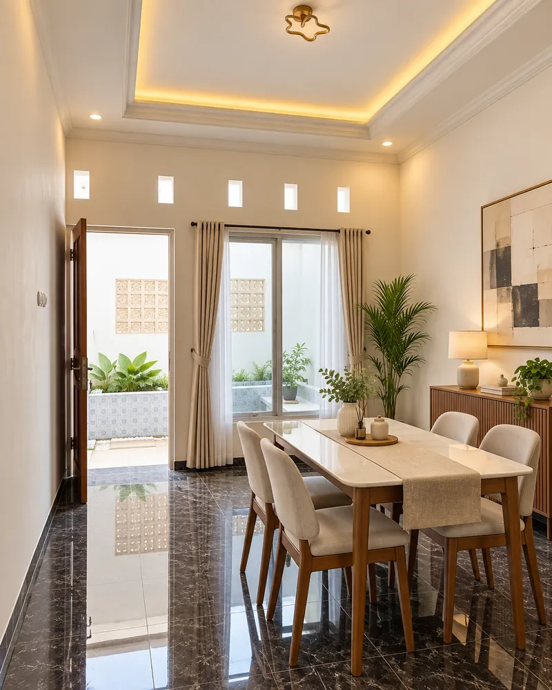 Area lantai 2 dan pintu akses antar ruang